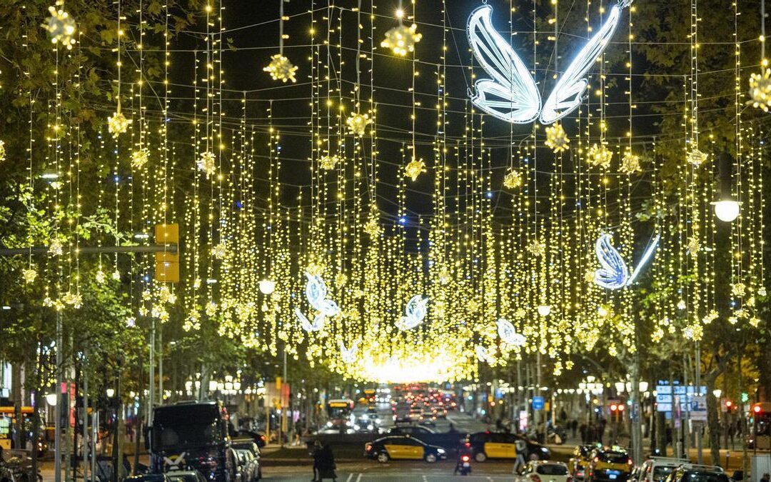 Luces y magia en la alta Barcelona