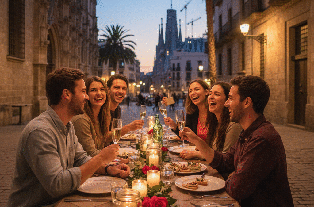 cena romantica barcelona