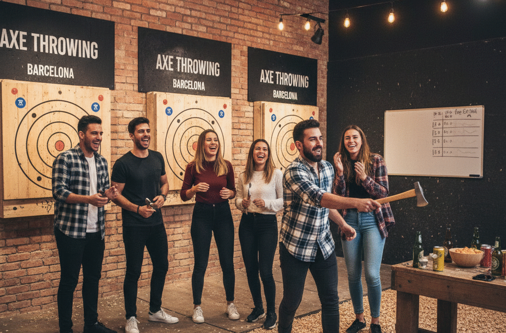 Axe Throwing Barcelona: ¡Impacta! Guía, Precios y Eventos