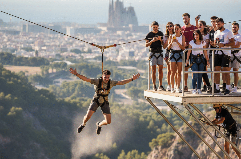 bungee jumping barcelona spain
