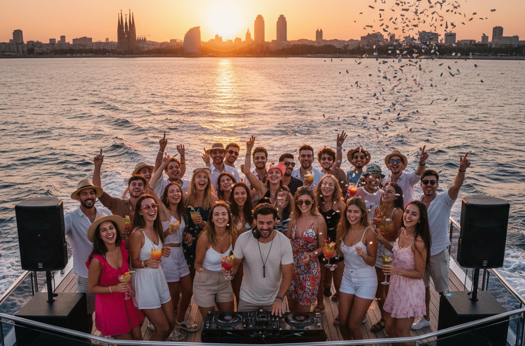 barcelona party boat