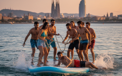 Paddle surf gigante Barcelona: ¡Aventura Acuática Épica en 2