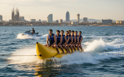 Banana boat Barcelona grupos | ¡Emoción y Diversión Acuática